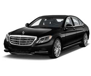 Dòng xe Maybach S-Class màu đen, minh họa cho sự xa hoa và đẳng cấp vượt trội
