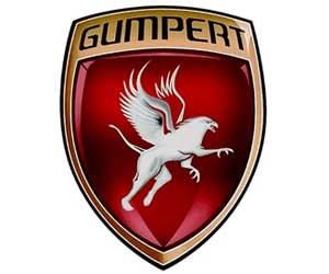 Logo xe Gumpert trước đây với hình ngựa có cánh, biểu tượng cho tốc độ và hiệu suất