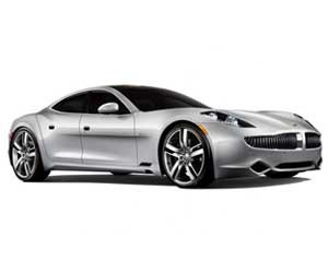 Mẫu xe Karma Revero màu xanh dương, minh họa cho xe điện cao cấp và thiết kế độc đáo