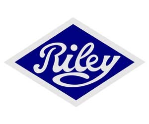 Logo xe Riley Motor với tên thương hiệu đơn giản, biểu tượng của hãng xe Anh lâu đời