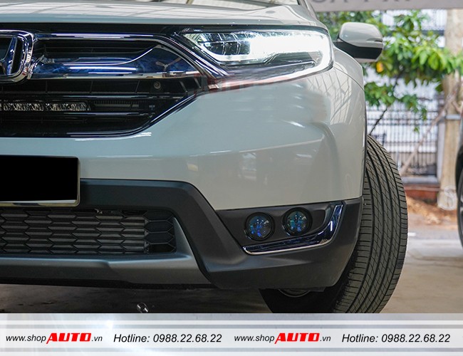 Đèn bi gầm Xenon GTR tăng sáng hiệu quả cho xe Honda CRV khi di chuyển ban đêm