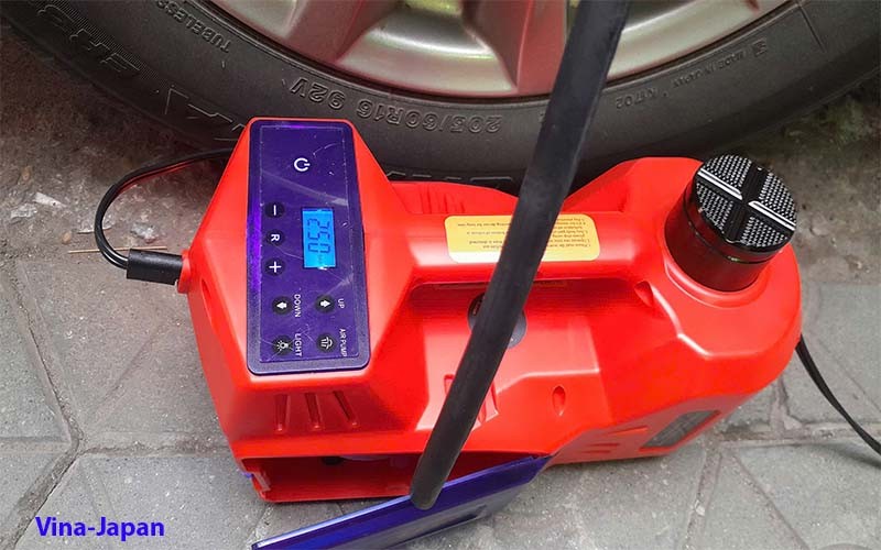 Bộ Kích Gầm Xe Kiêm Bơm Lốp Ô Tô Đa Năng
