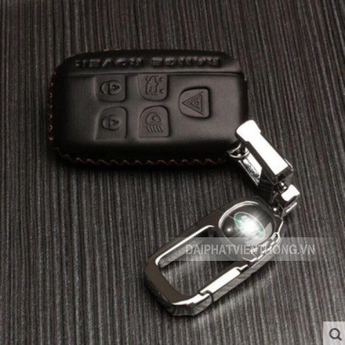 Bao da bọc chìa khoá xe ô tô Range Rover, bảo vệ tối ưu