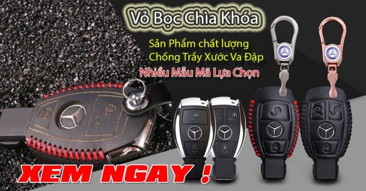 Bọc chìa khoá xe ô tô bằng da cao cấp, thiết kế đẹp mắt