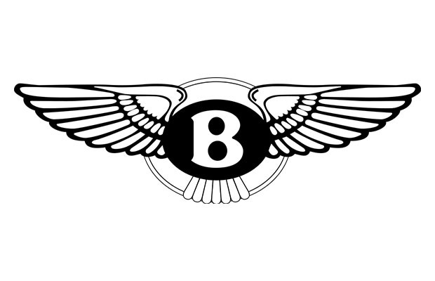 Logo Bentley, một ký hiệu xe ô tô luxury với đôi cánh biểu tượng cho tốc độ và sự xa hoa của thương hiệu Anh quốc.