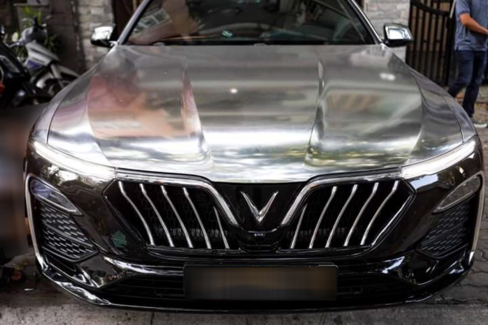 Ca lăng xe ô tô mạ chrome tăng vẻ sang trọng