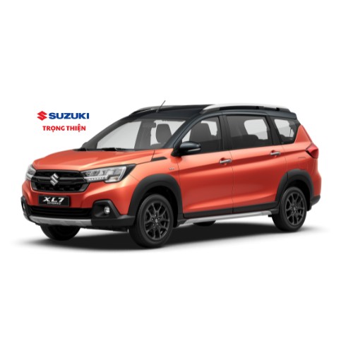 Xe ô tô Suzuki XL7 Hybrid 2 Tone màu cam với nóc đen cá tính