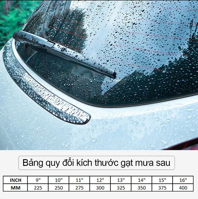 Cấu tạo khớp nối của cần gạt mưa sau xe ô tô