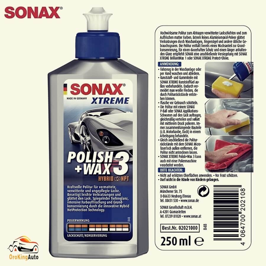 Chất đánh bóng ô tô Sonax