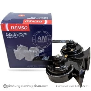 Cặp còi đĩa xe ô tô Denso sẵn sàng lắp đặt để nâng cao an toàn giao thông.