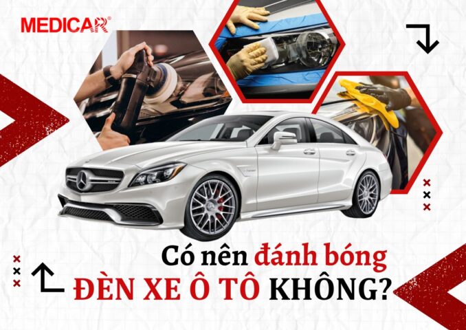 Bóng đèn xe ô tô với ánh sáng vàng ấm áp