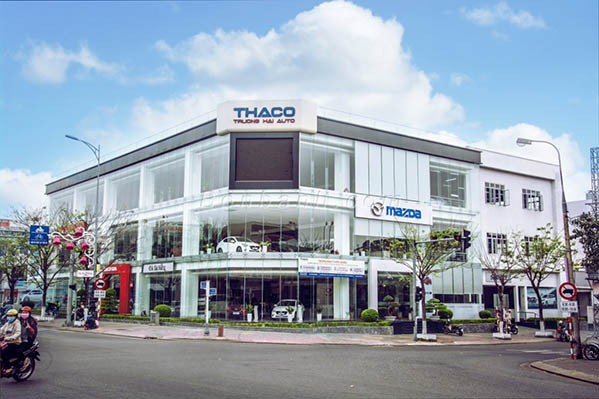 Showroom Mazda Điện Biên Phủ, một đại lý xe ô tô tại Đà Nẵng với kiến trúc hiện đại