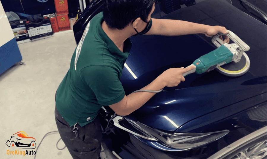 Đánh bass xe ô tô giúp duy trì bề mặt sáng bóng cho xe