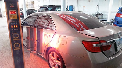 Đèn hồng ngoại chuyên dụng sấy khô sơn nhanh chóng cho từng chi tiết xe ô tô tại TPHCM