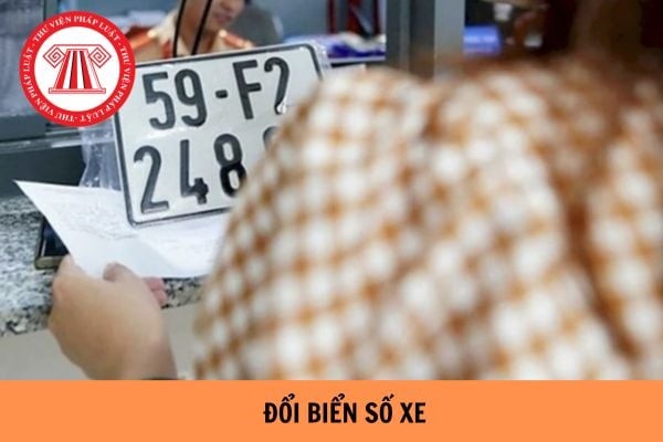 Các trường hợp miễn lệ phí đổi biển số xe ô tô