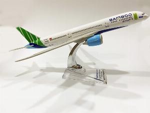Mô hình máy bay Bamboo Airways A320 kim loại