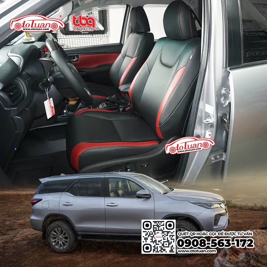 Fortuner nâng cấp ghế Lexus chỉnh điện 8 hướng