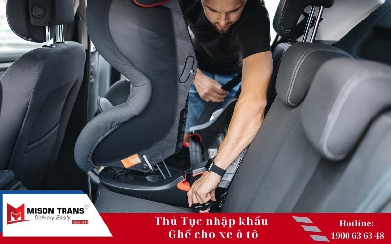 Minh họa câu hỏi liệu ghế cho xe ô tô có yêu cầu giấy phép khi nhập khẩu hay không.