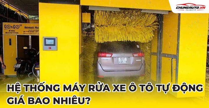 Hệ thống rửa xe ô tô tự động công nghệ cao, minh họa cho dự án đầu tư