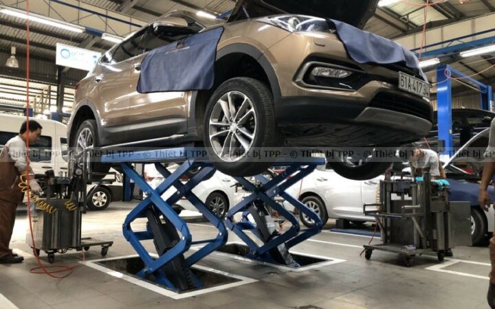Thiết bị nâng hạ xe ô tô chất lượng cao, an toàn và hiệu quả cho gara chuyên nghiệp