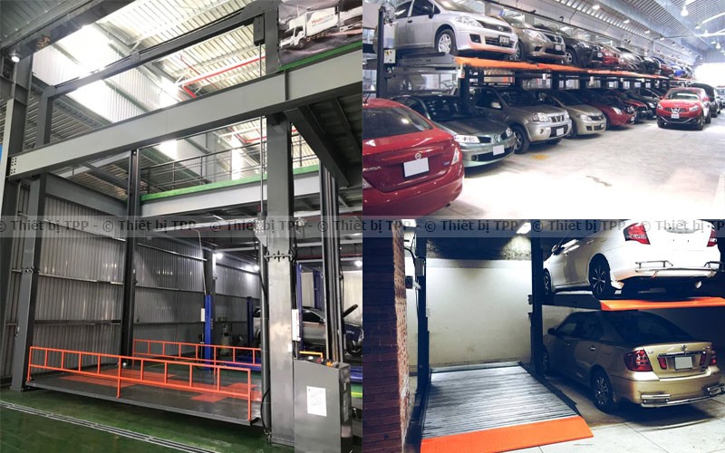 Giải pháp hệ thống nâng giữ xe ô tô 2 tầng tiết kiệm không gian cho gia đình và chung cư