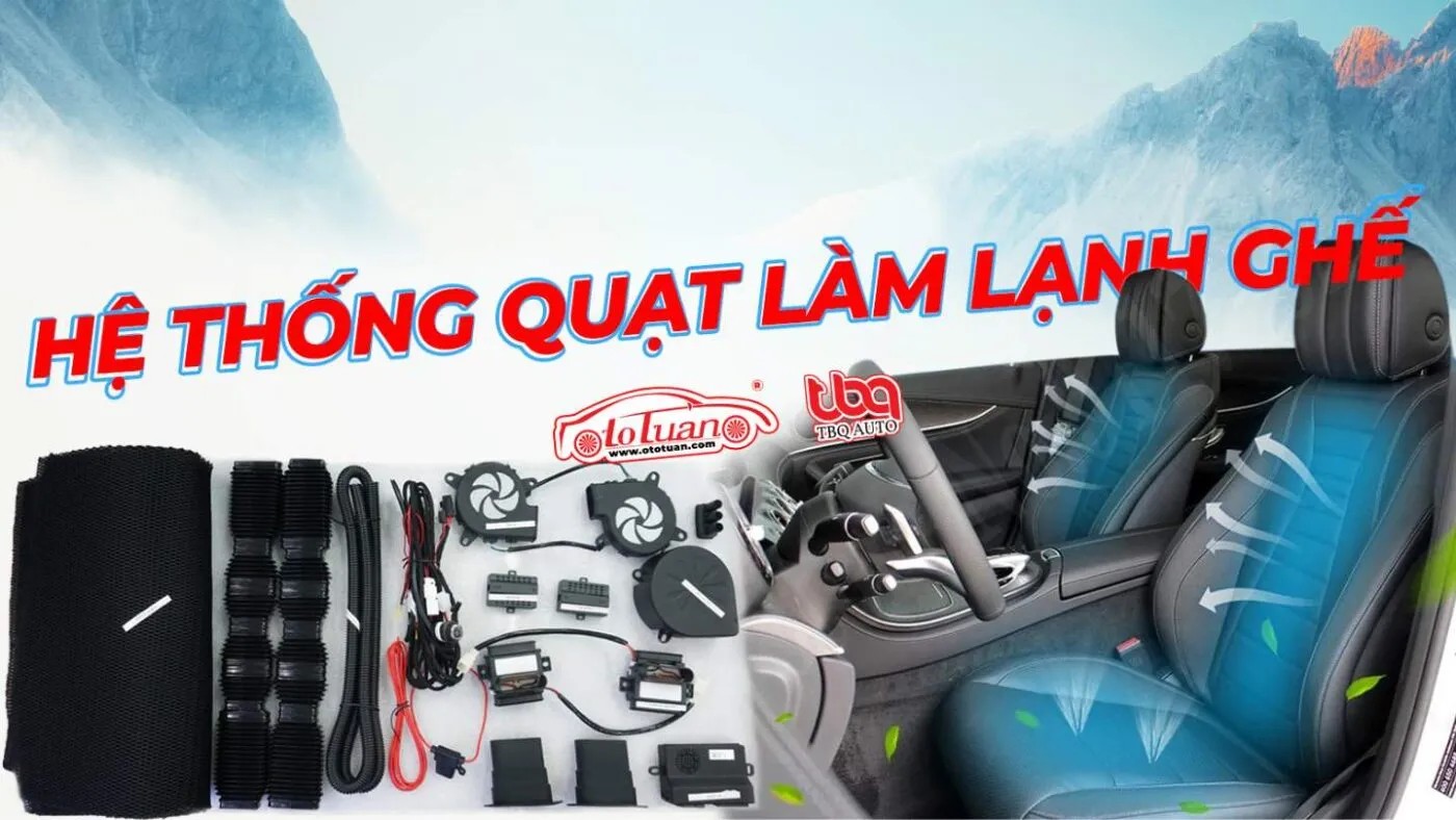 Hệ thống quạt làm lạnh ghế ô tô
