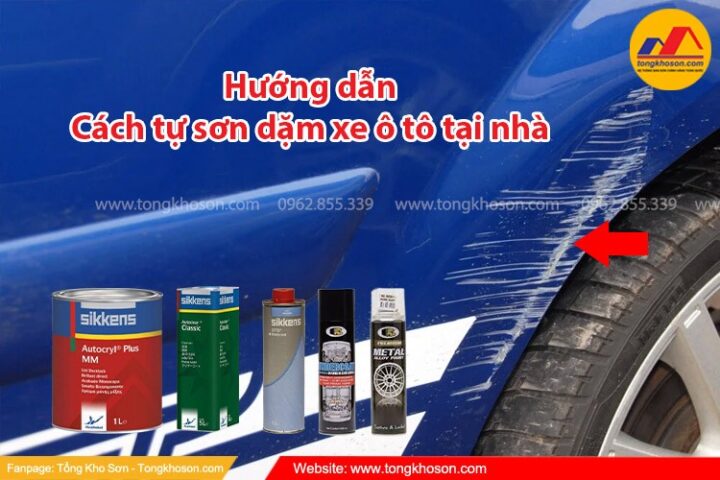 Tự sơn xe ô tô tại nhà với quy trình chuyên nghiệp