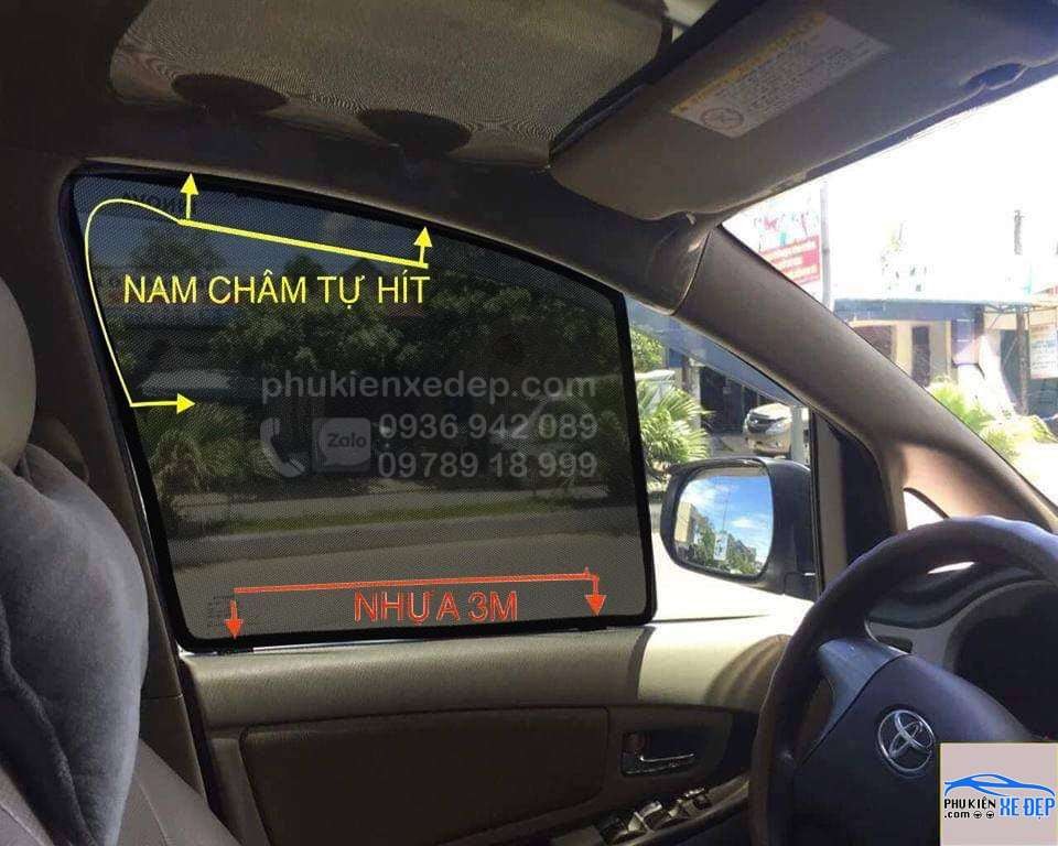Hướng dẫn lắp đặt rèm che nắng ô tô theo xe cửa trước