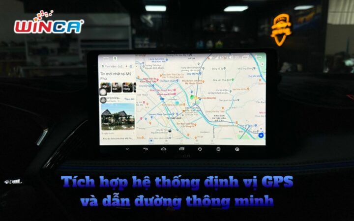Hệ thống định vị GPS và dẫn đường thông minh trên màn hình Android ô tô