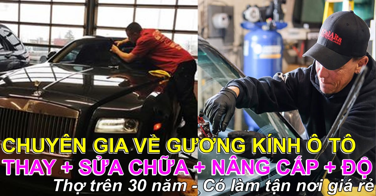 Dịch vụ thay kính chuyên nghiệp cho xe Innova