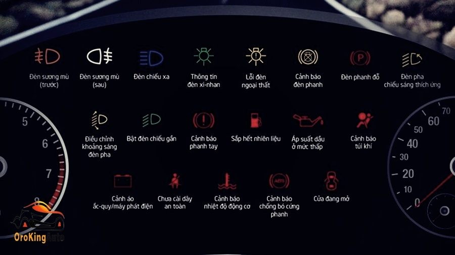 Tổng hợp ký hiệu các nút chức năng trên xe ô tô, hướng dẫn sử dụng các nút trên xe ô tô qua biểu tượng