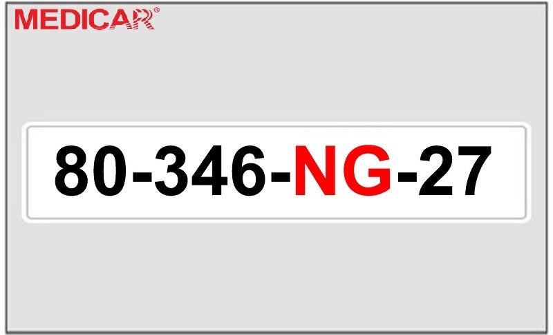 Mẫu biển số xe ô tô nước ngoài và quy định kích thước tương tự