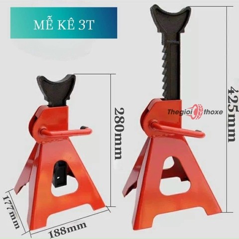 Thông số mễ kê xe ô tô 3 tấn, phù hợp cho xe con