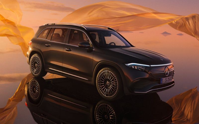 Ngoại hình phong cách của xe ô tô điện Mercedes-Benz EQB 7 chỗ