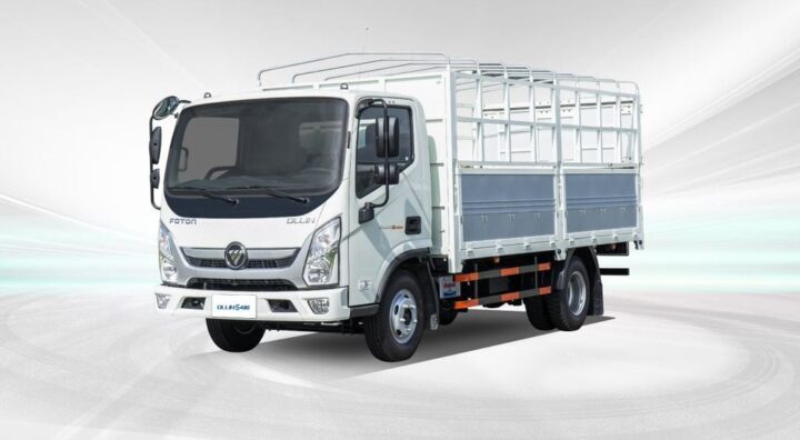 Mẫu xe tải Thaco Ollin S490/S700 với thùng mui bạt, thông tin giá xe ô tô tải Thaco S-series