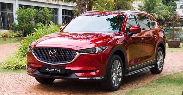 Thiết kế ngoại thất sang trọng của xe ô tô Mazda CX-8 với ngôn ngữ KODO