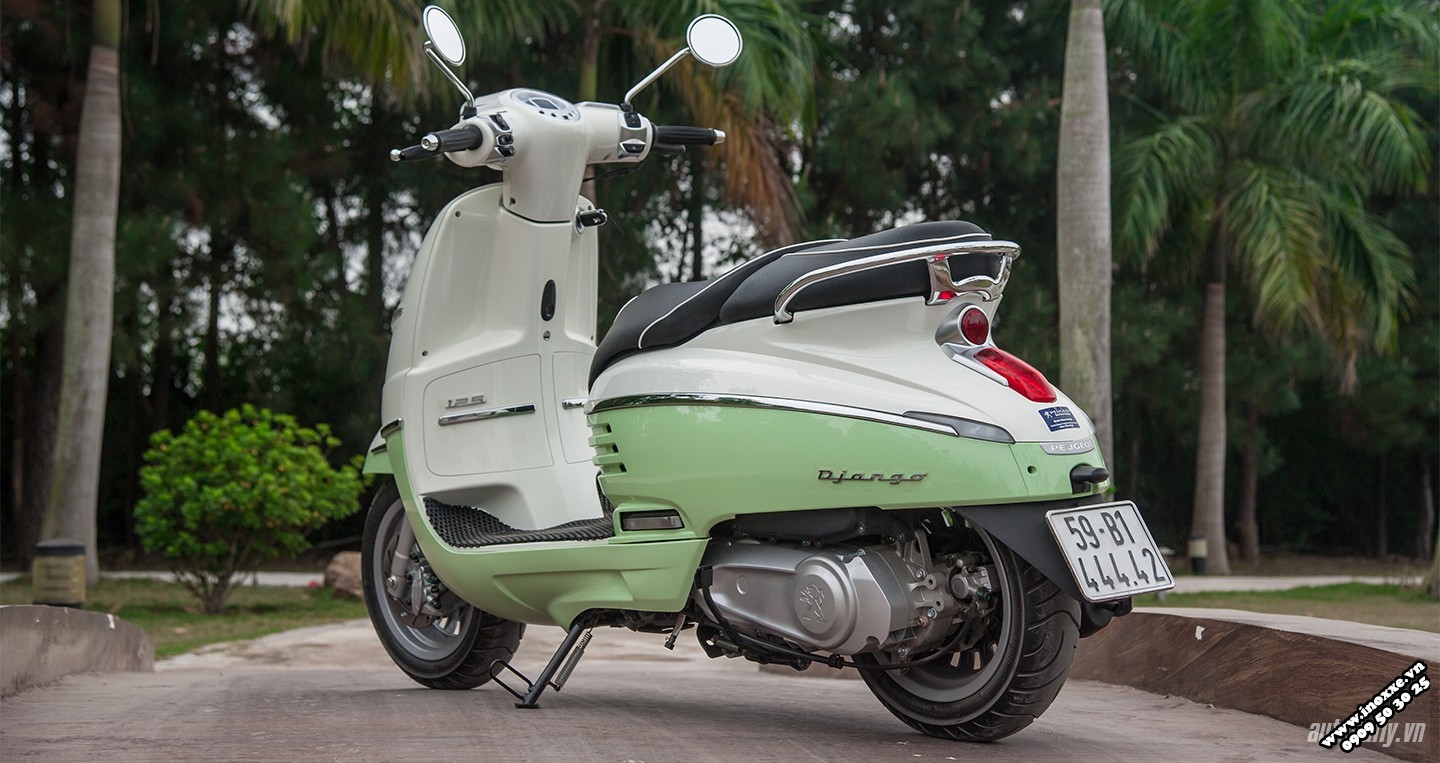 Hệ thống phanh đĩa trước của Peugeot Django, đảm bảo an toàn tối đa