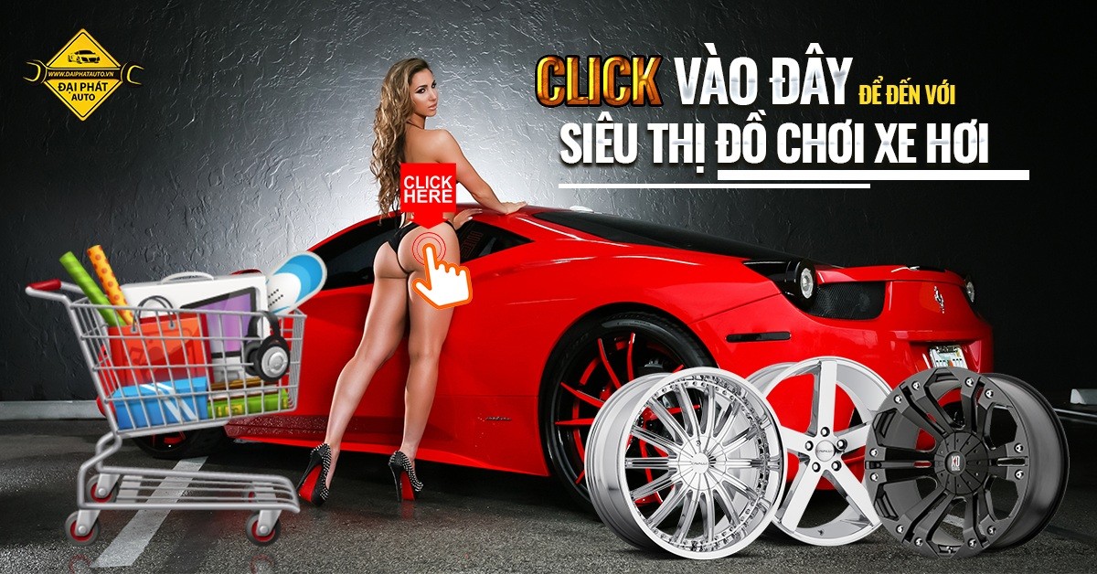 Sản phẩm chăm sóc xe và đồ chơi xe hơi tại cửa hàng Đại Phát Auto