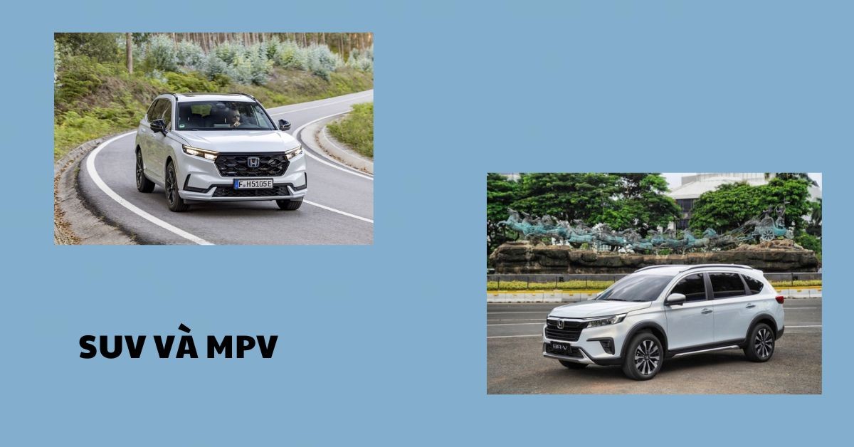 Xe SUV với MPV khác biệt lớn nhất ở thiết kế phần khung