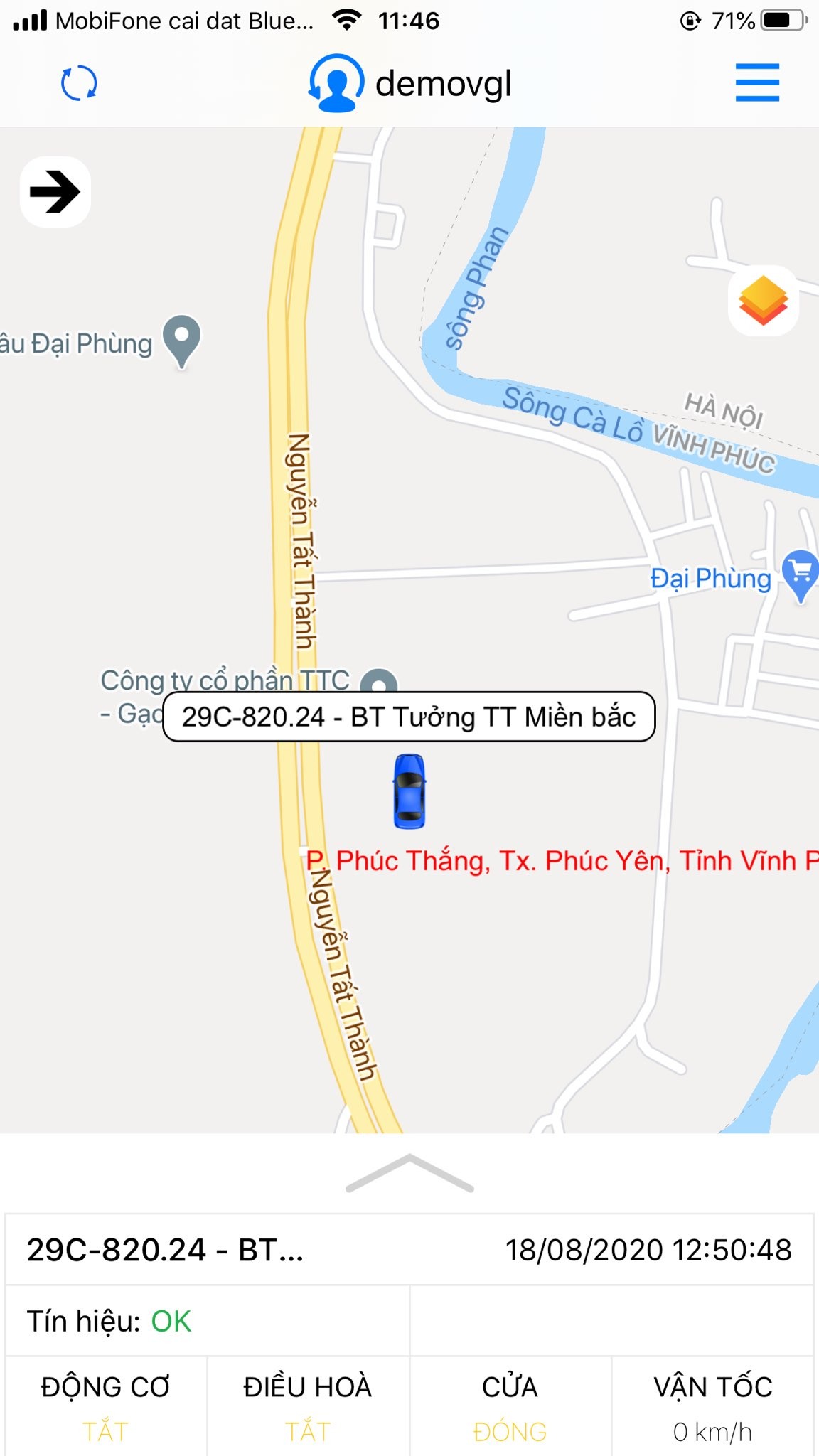 Theo dõi xe qua app định vị VietGlobal