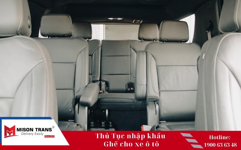 Chi tiết các mức thuế nhập khẩu ưu đãi theo hiệp định FTA cho ghế cho xe ô tô.