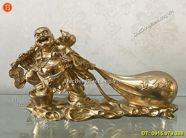 Các mẫu tượng đồng Di Lặc kéo tiền đa dạng, là lựa chọn tượng nhỏ để xe ô tô