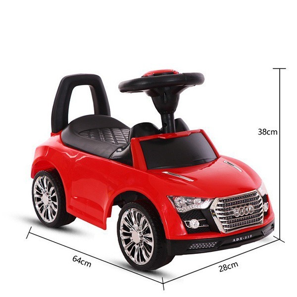 Xe ô tô chòi chân Audi Holla HL-02108 màu trắng tinh tế