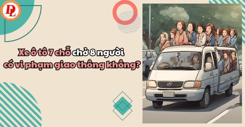 Người lái xe ô tô chở 8 người