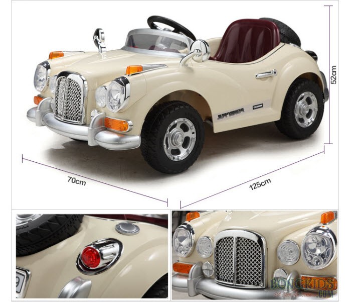Kích thước tổng thể của xe ô tô điện trẻ em JE 128