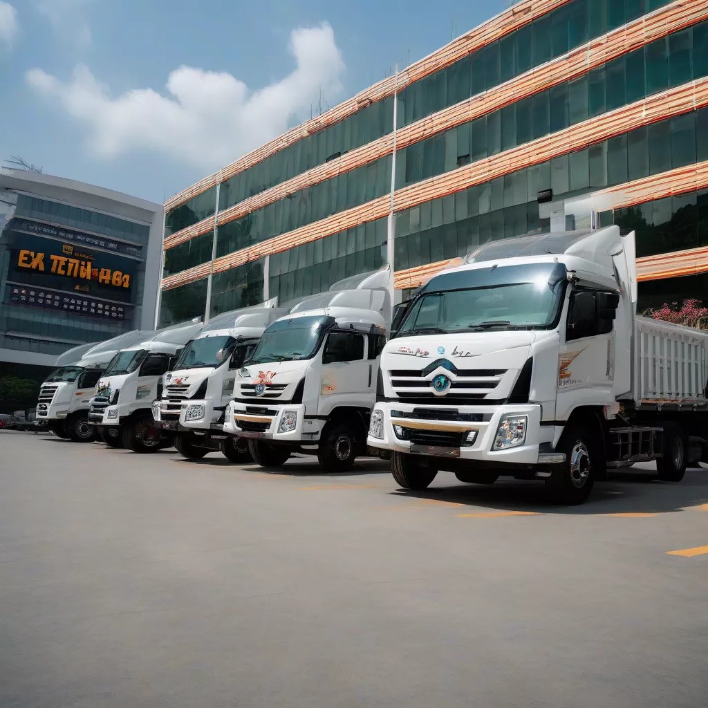 Minh họa một chiếc xe tải, phương tiện cũng cần bảo dưỡng và sử dụng lớp bả matit xe ô tô khi sửa chữa thân vỏ