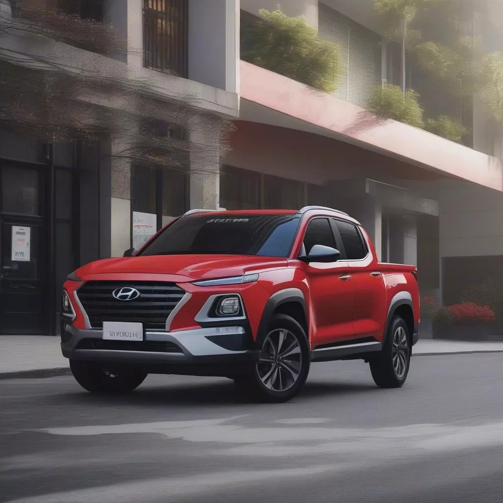 Giải mã giấc mơ xe ô tô hỏng: hình ảnh xe tải Hyundai trên đường