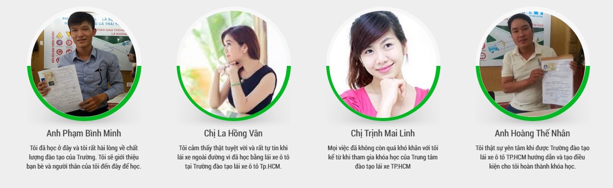 Đánh giá và ý kiến của học viên về chất lượng học lái xe ô tô uy tín ở TPHCM
