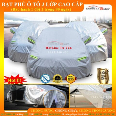 Bạt che phủ xe ô tô Cao Cấp Cách Nhiệt