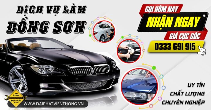 Dịch vụ làm đồng sơn xe ô tô